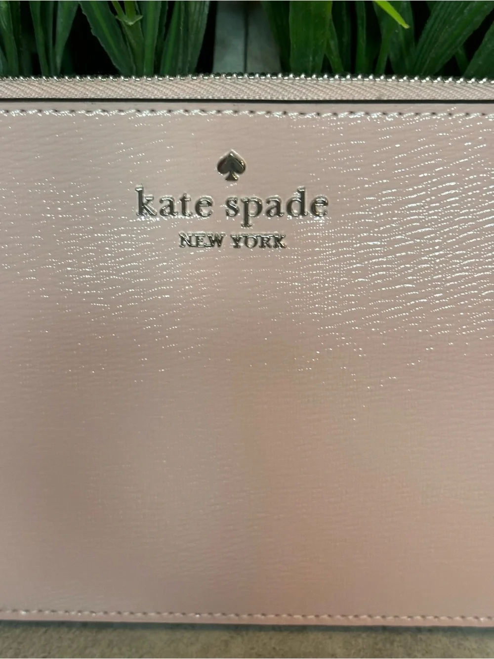 kate spade NWT Pale Pink Leather Wristlet with Strap